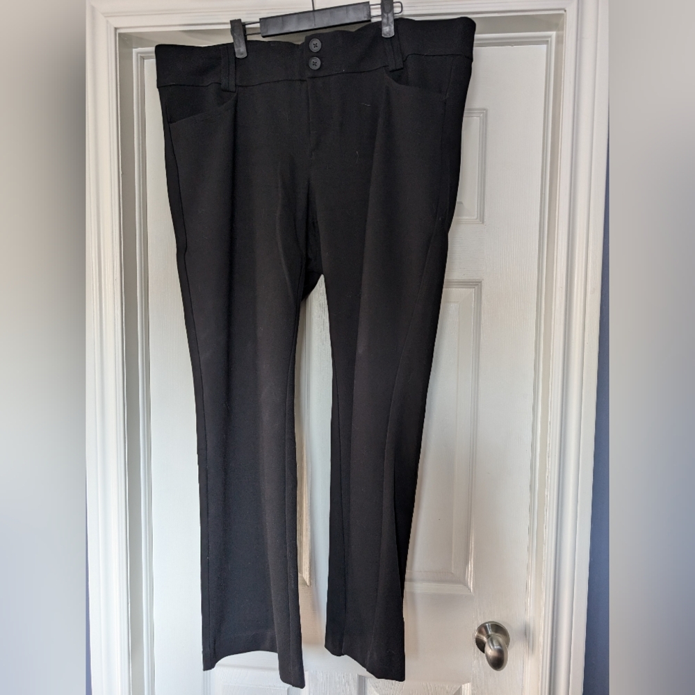 Torrid Studio Black Boot cut Trousers